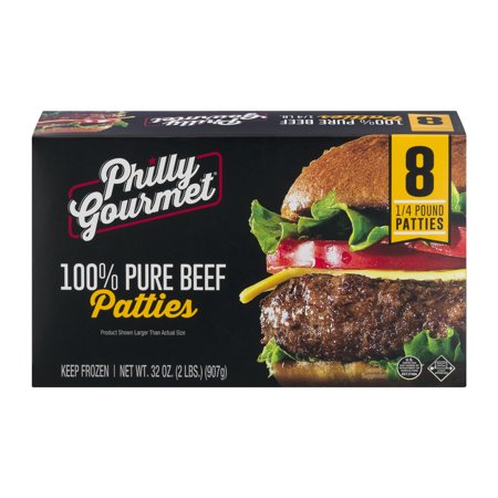 100% PURE BEEF PATTIES