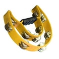 thumbnail image 2 of Musical Percussion Tambourine, Lightweight Sturdy Creativity And Imagination Inspiring Hand Tambourine Bell Handle Design Plastic  For Concert, 2 of 8