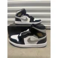 thumbnail image 1 of Sizes 11-15 A i r-Jor-dan 1 SE Mid Black White Metallic Silver missing box lid !!, 1 of 6