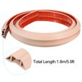 thumbnail image 3 of Uxcell 0.8"W x 0.4"H 5.9ft Floor Cord Cover PVC Cable Protector Cable Management Light Brown, 3 of 6