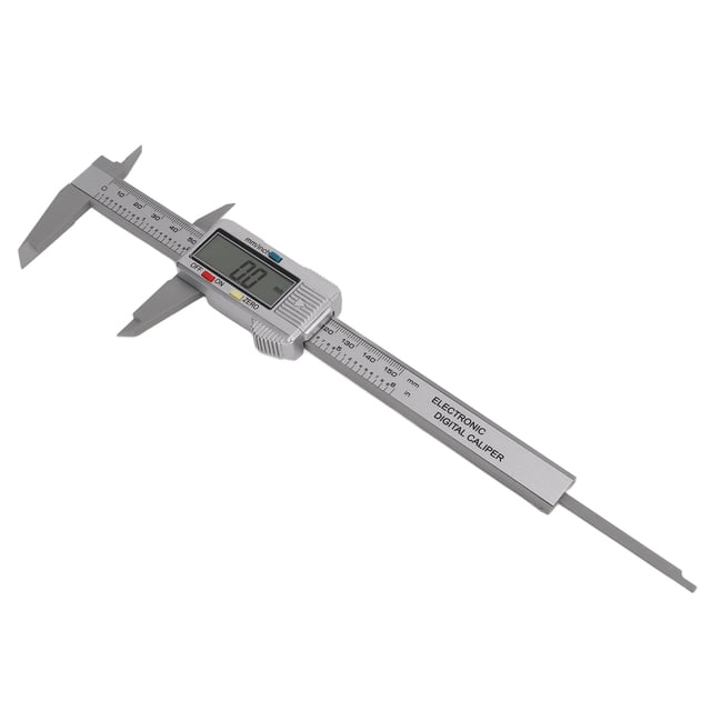 Calibrador Digital LCD, Pulgadas De Plástico Y Conversión Métrica Calibrador A Vernier Electrónico Digital Liviano Para Medición Diferencial