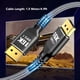thumbnail image 3 of Cable de Pantalla 2.1, 16k 30Hz Evita Interferencia 40Gbps DisplayPort Masculino Un cable macho Conchip y Juega 1.5m Longitud 3d Para Tarjetas Gráficas, 3 of 7