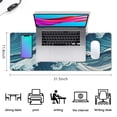thumbnail image 5 of "Add Style and Comfort to Your Desk with Our Topographic Pattern Mouse Pad - Extra Large, Non-Slip Rubber Base - Ideal Desk Decor Accessory", 5 of 7