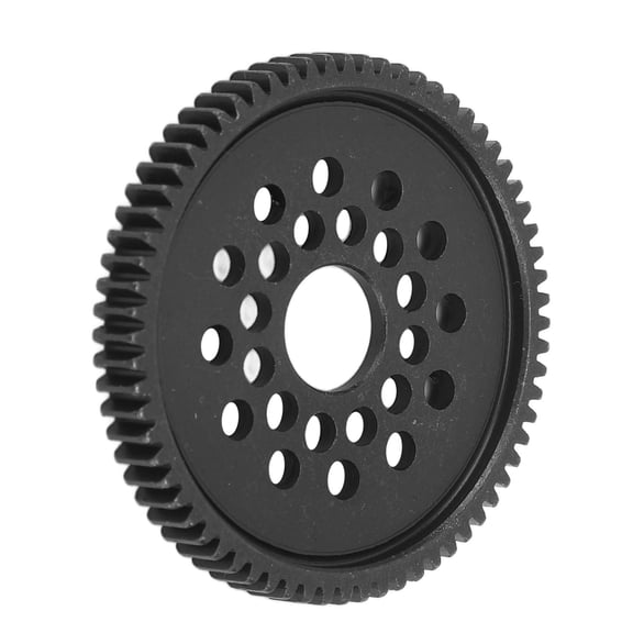 High Speed Spur Gear Steel Metal Black Large Remote Car For TAMIYA TT‑02 68T