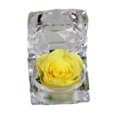 thumbnail image 1 of Caja de anillo flores preservadas Macarena organizador exhibición regalo romántico transparente amarillo, 1 of 8