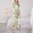 thumbnail image 3 of Kdxio American Monuments Women's Pajama Sets Long Sleeve Button Down Sleepwear Nightwear Soft Pjs Lounge Sets-Medium, 3 of 7
