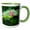Green/White, variant on 3drose, Lotus Pond in Humble Administrators Garden, Suzhou, China, 11oz Two-tone Red Mug