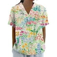 thumbnail image 1 of T-shirts à Coupe Ample pour Femmes Chemisiers de Robe pour Femmes Chemise à Manches Longues à Col pour Femmes Chemise Boutonnée Robe à Manches Longues pour Femmes Chemises à Manches Trois-Quarts Chemise en Popeline Femme Chemise pour Femmes Randonnée pour Femmes, 1 of 4