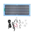 thumbnail image 1 of Panel solar de silicio monocristalino portátil 15W 18V cargador de fuente de alimentación USB para batería, 1 of 8