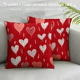 thumbnail image 3 of HENGT  Valentines Pillow Covers Red Heart Valentines Day Decor Throw Pillow Covers Valentines XOXO Cushion Cases Decoration for Holiday Farmhouse Wedding Home Sofa Couch, 3 of 5