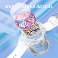 thumbnail image 3 of BOZLUN Mens Watch Skeleton Luxury Mechanical Luminous Waterproof Self-Winding Wrist Watch, 3 of 11