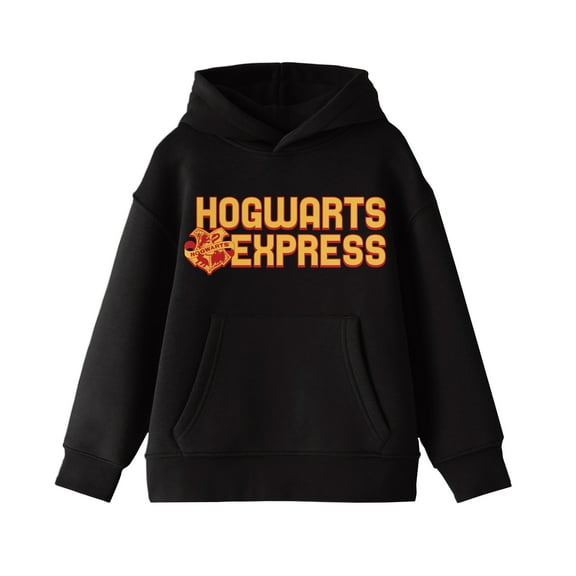 Harry Potter Hogwarts Express Boy's Black Sweatshirt-XL