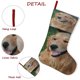 thumbnail image 5 of Golden Retriever Tema: Calcetines de Navidad, fino lino blanco para colgar en escaleras y chimenea, decoración navideña para el hogar, regalo de Navidad.54cm×38cm, 5 of 5