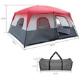 thumbnail image 7 of Ktaxon Camping Large Tent 14 Person Family Cabin Tents,2 Rooms,Straight Wall with Carry Bag, 7 of 7