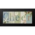 thumbnail image 2 of Coulter, Cynthia 24x12 Black Modern Framed Museum Art Print Titled - Cheer Coastal Sign II, 2 of 5