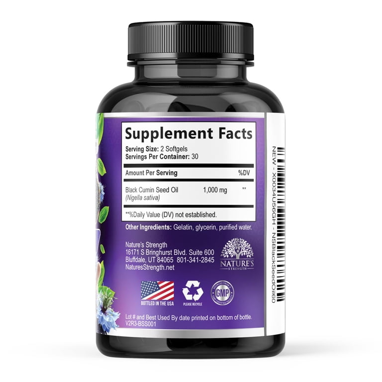 black seed oil and semaglutide Black Seed Oil Capsules 1000mg with Thymoquinone