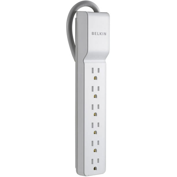 Belkin 6 Outlet Surge Protector, White