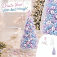 thumbnail image 2 of Crystal Beaded Christmas Tree DIY Kit Handmade Star Top Cone Ornament Xmas Sparkle Gift Home Table Party Decoration, 2 of 5
