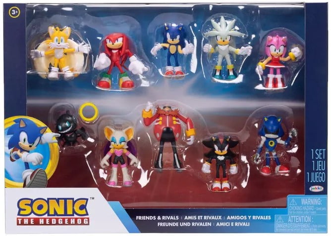 Sonic The Hedgehog Classic Metal Sonic, Dr. Eggman, Sonic, Tails