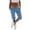 Blue, variant on IDALL Plus Size Capris for Women Capri Pants for Women Womens Capris Seven Point Pants Thin Outer Wear Pants in Large Size Loose Pants Capris for Women Blue L