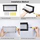 thumbnail image 5 of Luz de pared LED para exteriores de 18W Luz de pared para exteriores impermeable moderna 3000K Lámpara LED blanca cálida Luz de pared IP65 a prueba de agua 1260lm Vhermosa QH-288, 5 of 6