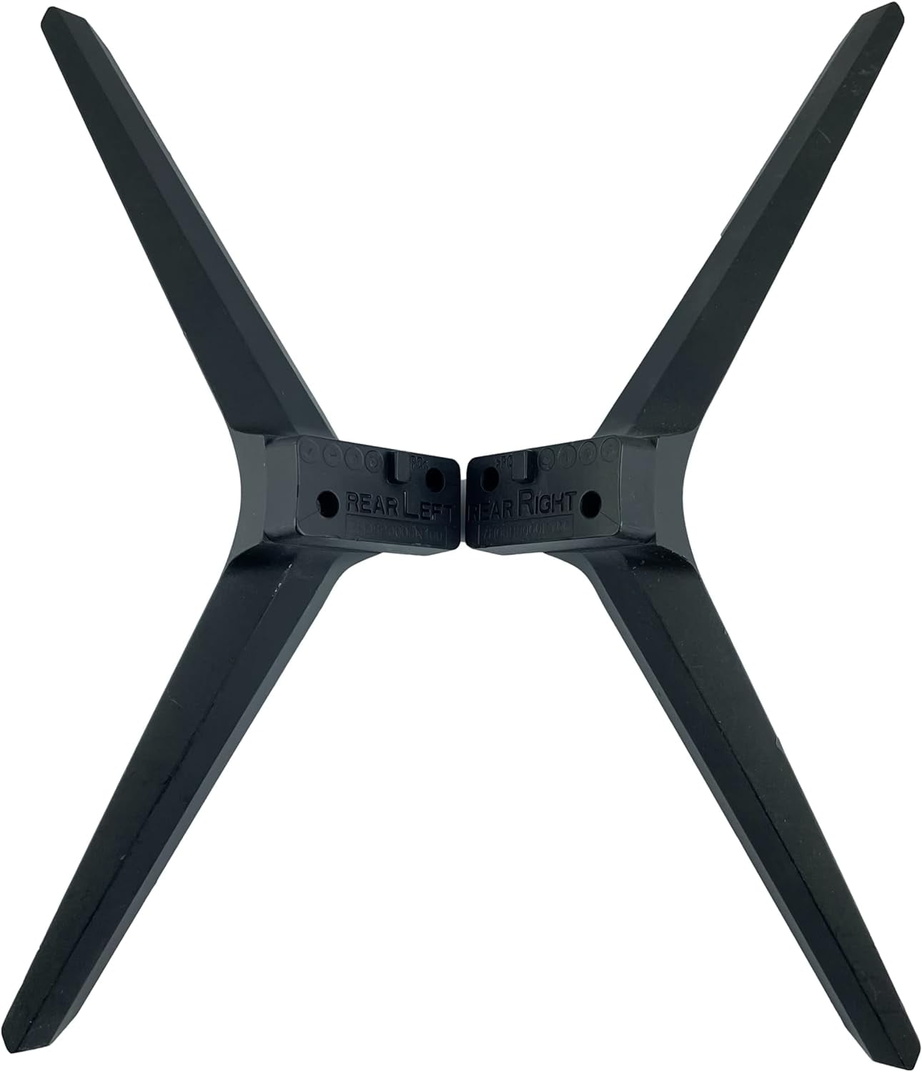 ULTRA PARTS VIZIO V-Series TV Base Stand Legs for the 50" Class 4K HDR Smart TVs, Alloy Steel Black