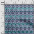 thumbnail image 1 of oneOone Tissu Lycra Polyester Diamant & Tourbillon Tissu à Coudre Imprimé Ikat BTY 56 Pouces de Large, 1 of 4