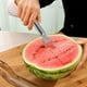 thumbnail image 4 of Cortador y Rebanador de Sandía 2 en 1 | Cortador de Frutas de Acero Inoxidable con Forma de Molino de Viento y Tenedor | Corta Cubos Fácilmente | Portátil, Ligero y Plegable | Rebanado Rápido para, 4 of 6