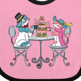 thumbnail image 4 of Inktastic Colorful French Poodles with Tea Boys or Girls Baby Bib, 4 of 4