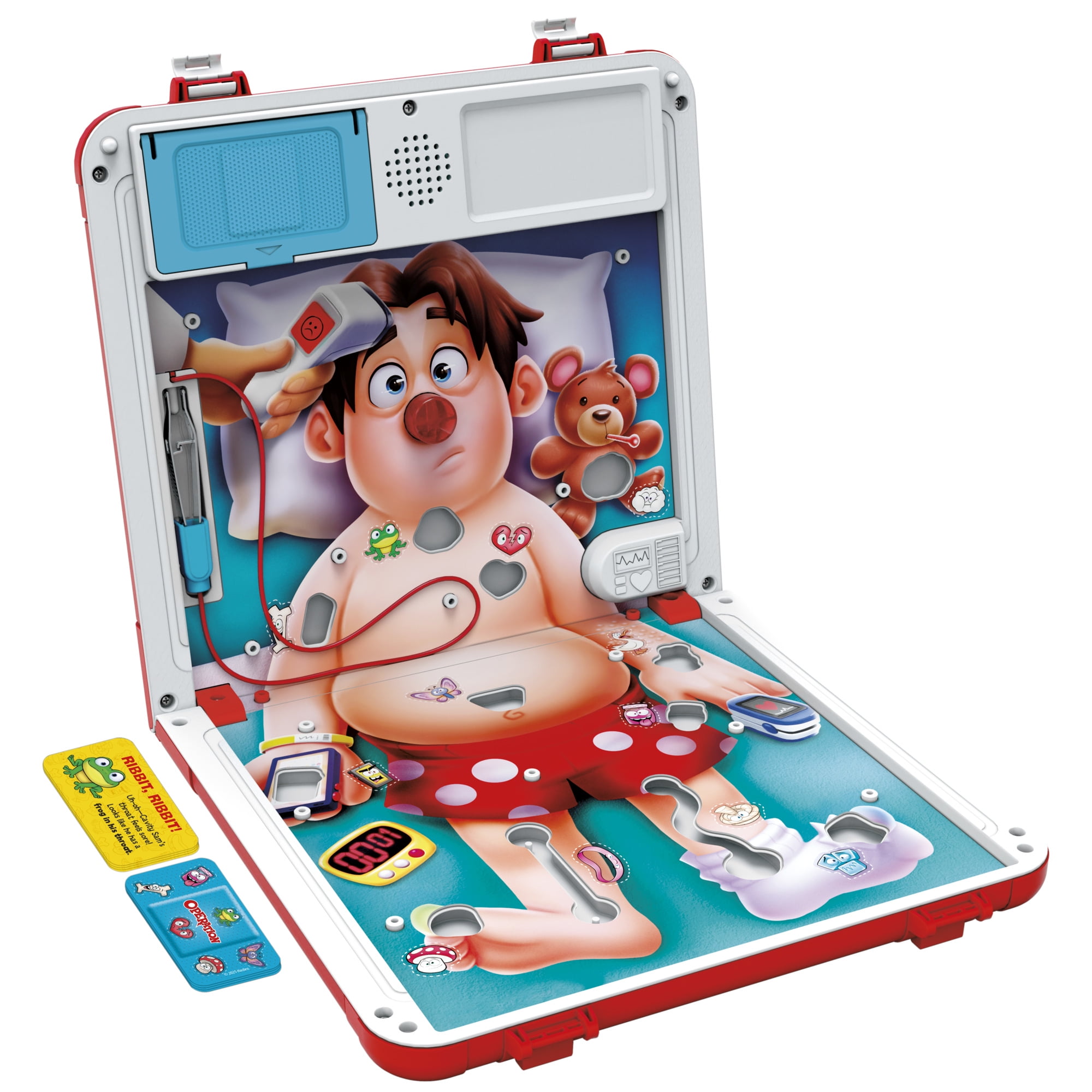 Operation Electronic Board Game for Kids, Classic Family Game with Carrying Case, Ages 6+