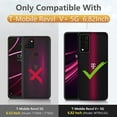 thumbnail image 2 of FYBTO for T-Mobile Revvl V Plus 5G Case with Built in Screen Protector, Full Body Rugged Case for T-Mobile Revvl V+ 5G, Protective Phone Cover 6.82 inch 2021 (Black), 2 of 5