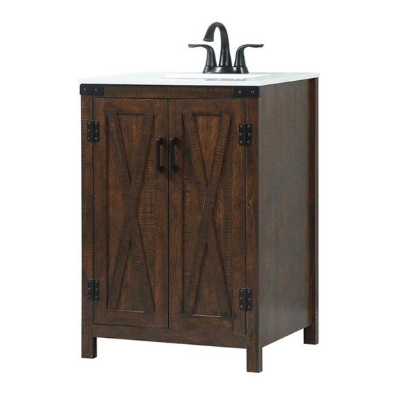 24 inch single bathroom vanity in expresso