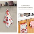 thumbnail image 2 of Winter Bullfinch Rowan Hand Towels 2 PCS, Xmas Red Birds Kitchen Towel Ultra Soft and Highly Absorbent,Decorative Fingertip Face Towel for Bathroom Hotel, 28.3"x14.4", 2 of 5