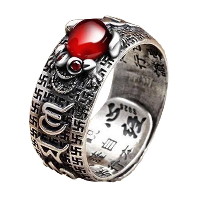 TQEHS Amuleto de Feng Shui 2022, riqueza y suerte, ajustable, regalo para mujeres y hombres, R0W~ G4H8