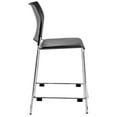 thumbnail image 2 of 8700 Series Cafetorium Plush Vinyl Stool, Counter Height - Black, 2 of 3