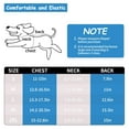 thumbnail image 3 of asddcavvf Pet Small Dog Teddy Dog Clothing Winter Clothing Spring Clothing Autumn Clothing Knitted Striped Thermal Vest Pet Clothes for Small Dogs Boy Pet Clothes Hangers for Small Dogs Pet Clothes Ha, 3 of 5
