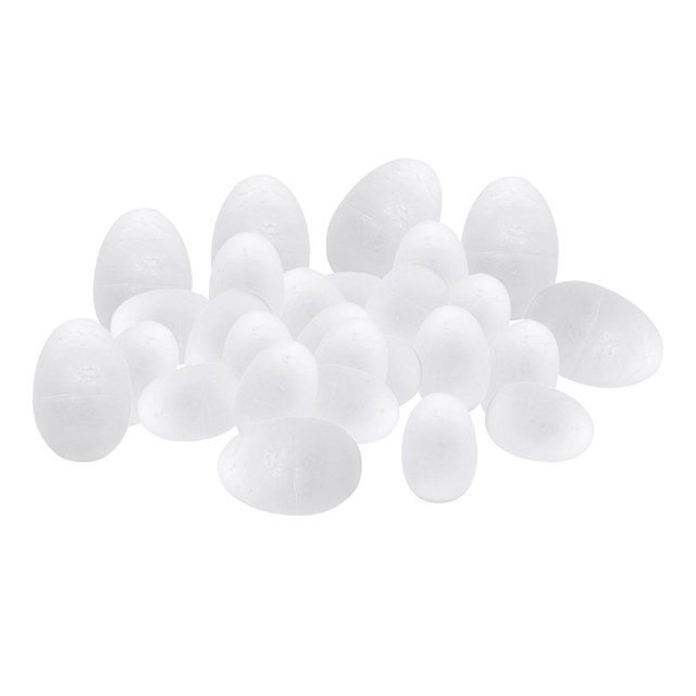 Decoración de huevos de Pascua, adornos portátiles, manualidades DIY, huevos sin pintar para bodas, restaurante, suministros para fiestas, vacaciones, Estilo A