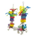 thumbnail image 4 of 1 Piezas Pájaro Jaula Jaula de Juguete Colgante Masticar Escalada Columpio Pájaro Jugar Juguetes Yinane Juguetes para masticar pájaros loros, 4 of 8