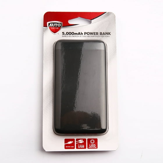 Auto Drive 5 000 Mah Bank With 2 Usb A Ports And 1 Micro Auto Drive 5 000 Mah Bank With 2 Usb A Ports And 1 Micro Port