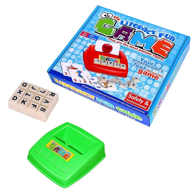 Juego de letras del alfabeto y ortografía en inglés, juguete de aprendizaje temprano