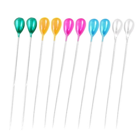 150 Pcs 5 Colors Decorative Ball Head Pins Needles