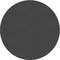 thumbnail image 1 of Ahgly Company Machine Washable Indoor Round Transitional Charcoal Black Area Rugs, 3' Round, 1 of 7