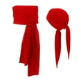 thumbnail image 4 of Pañuelo para la cabeza de pirata, accesorios para sombrero, cinturón de cintura pirata, faja pirata para fiesta Rojo, 4 of 8