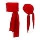 thumbnail image 4 of Pañuelo de cabeza de pirata jinwen Disfraz de adulto Bandana pirata Rojo, 4 of 8