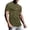 Green, variant on Male Summer Seasons Leisure Fashion Solid Color Contrast Design Short Sleeve Tops Shirt T Shirt Men T Shirts Men T Shirt Packs Men T Shirts V Neck Pack Designer T Shirts for Men T Shirt Man