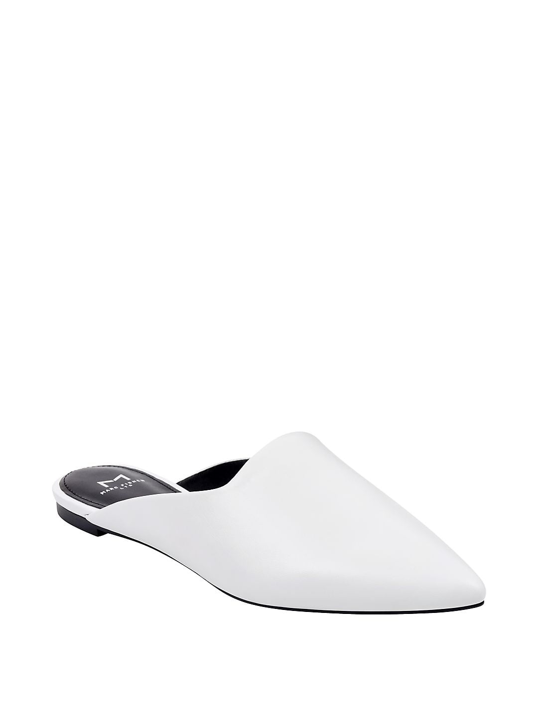 marc fisher white mules