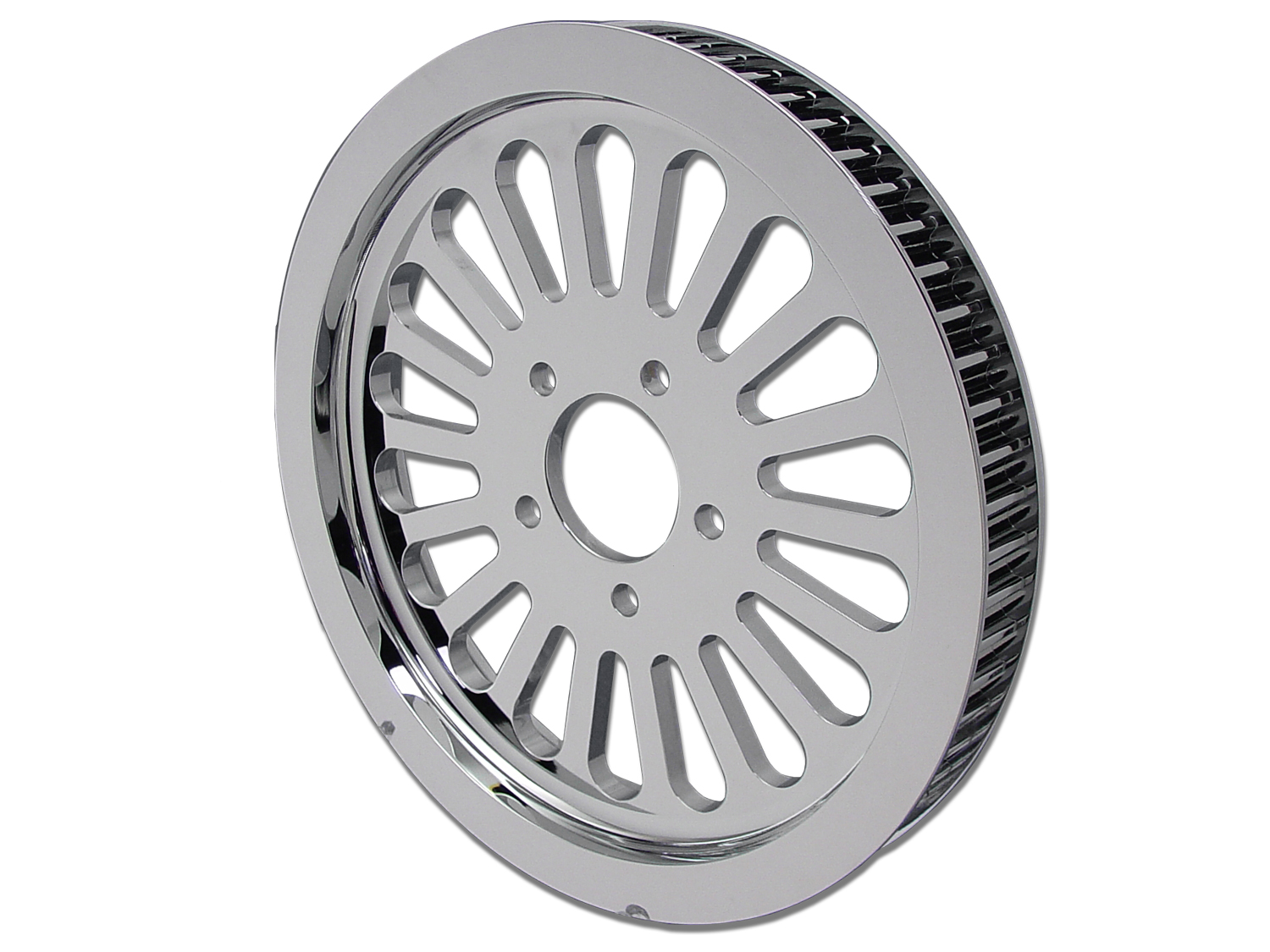Rear Pulley 65 Tooth Chrome,for Harley Davidson,by VTwin