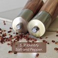 thumbnail image 4 of Gold Salt and Pepper Grinder Set,Salt and Pepper Grinder Set Wood,Gold Salt and Pepper Shakers, Modern Salt and Pepper Shakers, Pepper Mill with Ceramic Core,Pepper Grinder For Kitchen,Wood Tray, 4 of 4