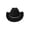 Black, variant on Women's Western Cowboy Hat Rhinestone Wide Brim 2026 Cowgirl Hat