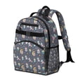 thumbnail image 2 of Star Fairy Princess Pattern Backpack for School,Cute School Bag,Schoolbag with Adjustable Shoulder Straps & Padded Back,15.25"x11.5"x5.25", 2 of 5